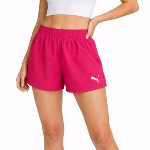 Puma Running Shorts Women's Size L Pink Athleisure Performance Sportwear